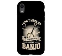 I Dont Mess Up I Improvise On The Banjo Player Case for iPhone XR