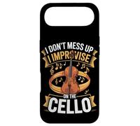 I Dont Mess Up I Improvise On The Cello Funny Cello Musician Case for iPhone Air