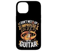 I Dont Mess Up I Improvise On The Guitar Case for iPhone 14