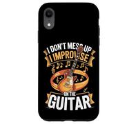 I Dont Mess Up I Improvise On The Guitar Case for iPhone XR