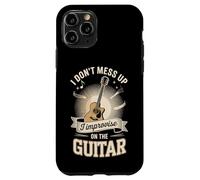 I Dont Mess Up I Improvise On The Guitar Joke Case for iPhone 11 Pro
