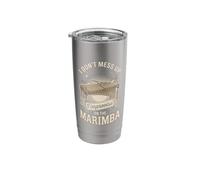 I Dont Mess Up I Improvise On The Marimba Percussion Stainless Steel Insulated Tumbler