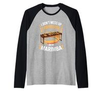 I Dont Mess Up I Improvise On The Marimba Raglan Baseball Tee