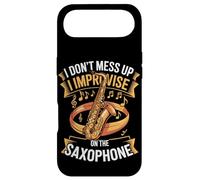 I Dont Mess Up I Improvise On The Saxophone Jazz Case for iPhone Air