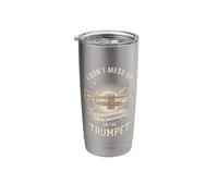 I Don't Mess Up I Improvise On The Trumpet Stainless Steel Insulated Tumbler