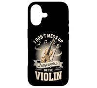 I Don't Mess Up I Improvise On The Violin Case for iPhone 17