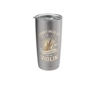 I Don't Mess Up I Improvise On The Violin Stainless Steel Insulated Tumbler