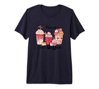 I Don't Need A Valentine Just Coffee Love Premium T-Shirt