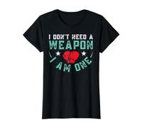 I Don't Need A Weapon I Am One Value Graphic T-Shirt, Women, Black, XS