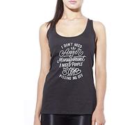 I Don't Need Anger Management Women's Vest - Black Small