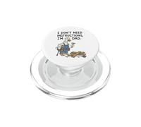 I Don't Need Instructions I'm Dad Funny Goose Father’s Day PopSockets PopGrip for MagSafe