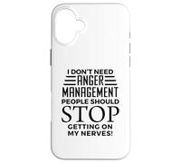 I don't need management! for anger print Case for iPhone 16 Plus