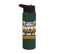 I Don't Need Superpowers Stainless Steel Insulated Water Bottle