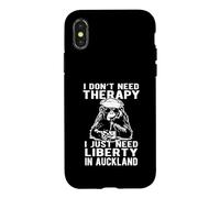 I Don't Need Therapy I Just Need Liberty in Auckland Design Case for iPhone X/XS