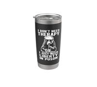 I Don't Need Therapy I Just Need Liberty in Puson Design Stainless Steel Insulated Tumbler