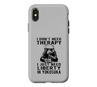 I Don't Need Therapy I Just Need Liberty in Yokosuka Design Case for iPhone X/XS