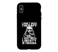 I Don't Need Therapy I Just Need Liberty in Yokosuka Design Case for iPhone X/XS