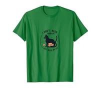 I Don't Need Therapy I Just Need My Cat Funny Pet Lover T-Shirt, Men, Kelly Green, M