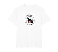 I Don't Need Therapy I Just Need My Cat Funny Pet Lover T-Shirt, Men's Big and Tall, White, 6X Tall