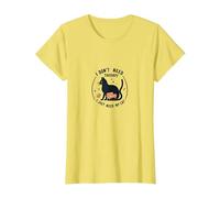 I Don't Need Therapy I Just Need My Cat Funny Pet Lover T-Shirt, Women, Lemon, M