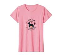 I Don't Need Therapy I Just Need My Cat Funny Pet Lover T-Shirt, Women, Pink, M