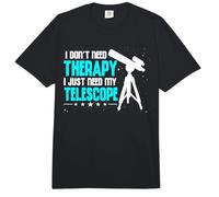 I Don't Need Therapy I Just Need My Telescope Outer Space Comfort Colors Adult Heavyweight T-Shirt