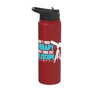 I Don't Need Therapy I Just Need My Telescope Outer Space Stainless Steel Insulated Water Bottle