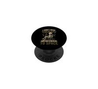 I Don't Need Therapy I Just Need To Go To Space Funny Alien PopSockets Adhesive PopGrip