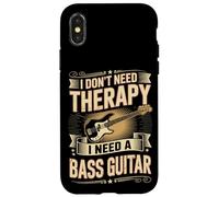 I Don't Need Therapy I Need A Bass Guitar Player Case for iPhone X/XS