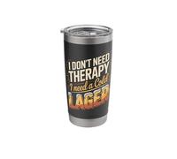 I Don't Need Therapy I Need A Cold Lager Stainless Steel Insulated Tumbler