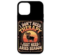 I Don't Need Therapy Just Need Aries Season Retro Case for iPhone 12 mini