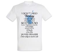 I Don't Need Therapy T-Shirt Outlander Jamie Claire Fraser Scotland Scottish