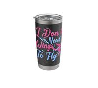 I Don't Need Wings to Fly - Gymnast Gymnastics Stainless Steel Insulated Tumbler