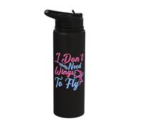 I Don't Need Wings to Fly - Gymnast Gymnastics Stainless Steel Insulated Water Bottle