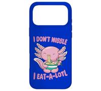 I Don't Nibble I Eat-A-Lotl Sea Creature Ramen Pun Case for iPhone 17 Pro Max