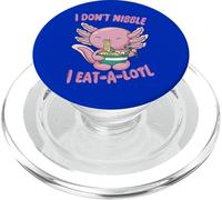 I Don't Nibble I Eat-A-Lotl Sea Creature Ramen Pun PopSockets PopGrip for MagSafe