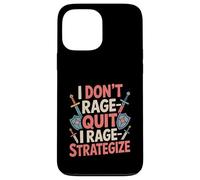 I Don't Rage-Quit I Rage-Strategize - Funny Gamer Case for iPhone 13 Pro Max