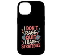 I Don't Rage-Quit I Rage-Strategize - Funny Gamer Case for iPhone 14
