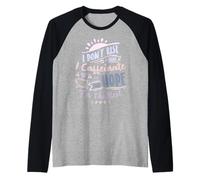 I Don't Rise and Shine I Caffeinate and Hope for The Best Raglan Baseball Tee
