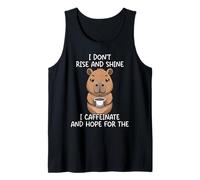 I Don't Rise and Shine I Caffeinate and Hope Tank Top