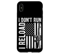I DON'T RUN I RELOAD Patriotic Gun Rights Case for iPhone XS Max