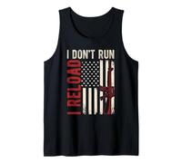 I Don't Run I Reload Patriotic Gun Tank Top