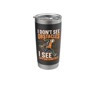 I Don't See Obstacles I See Freerunning Freestyler Parkour Stainless Steel Insulated Tumbler