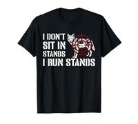 I Dont Sit in Stands I Run Stands Coyote Hunting T-Shirt