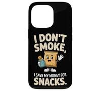 I Don't Smoke I Save My Money For Snacks Quit No Smoking Case for iPhone 13 Pro