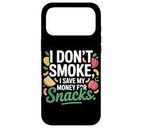 I Don't Smoke I Save My Money For Snacks Quit No Smoking Case for iPhone 17 Pro Max