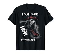 I Don't Snore I Am a Lion In My Dreams Lion Face T-Shirt