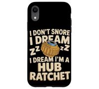 I Don't Snore I Dream I'm A Hub Ratchet Cycling Cyclist Case for iPhone XR