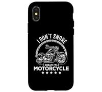 I Don't Snore I Dream I'm A Motorcycle Club Snoring Biker Case for iPhone X/XS