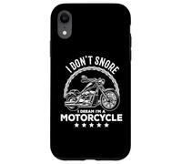 I Don't Snore I Dream I'm A Motorcycle Club Snoring Biker Case for iPhone XR